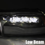 Alpha Rex 09-18 Ram Truck NOVA-Series LED Projector Headlights Chrome - CJC Off Road