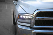 Alpha Rex 09-18 Ram Truck NOVA-Series LED Projector Headlights Chrome - CJC Off Road