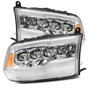 Alpha Rex 09-18 Ram Truck NOVA-Series LED Projector Headlights Chrome - CJC Off Road