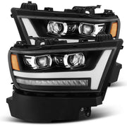 Alpha Rex 19-22 Ram 1500 LUXX-Series LED Projector Headlights Black - CJC Off Road