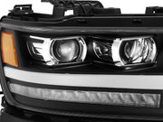 Alpha Rex 19-22 Ram 1500 LUXX-Series LED Projector Headlights Black - CJC Off Road