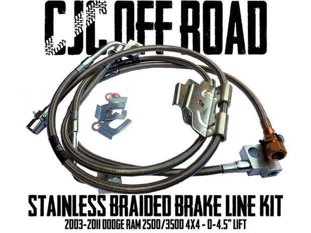 CJC Off Road Dodge 2003-2011 2500/3500 Stainless Steel Brake Line Kit - CJC Off Road