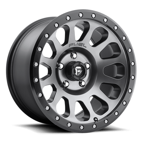 Fuel Vector MATTE GUN METAL BLACK BEAD RING - CJC Off Road