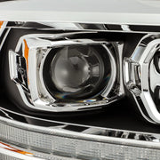 Alpha Rex 09-18 Ram Truck LUXX-Series (5th Gen 2500 Style) LED Projector Headlights Black - CJC Off Road