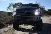 Alpha Rex 15-19 Chevrolet Silverado 2500HD/3500HD NOVA-Series LED Projector Headlights Black G2 - CJC Off Road