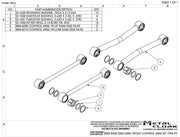 MetalCloak 1994-1999 Dodge Ram 2500/3500 Front Control Arm Set - CJC Off Road