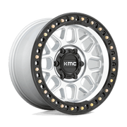 KMC KM549 Machined w/ Satin Black Lip GRS Wheel - CJC Off Road