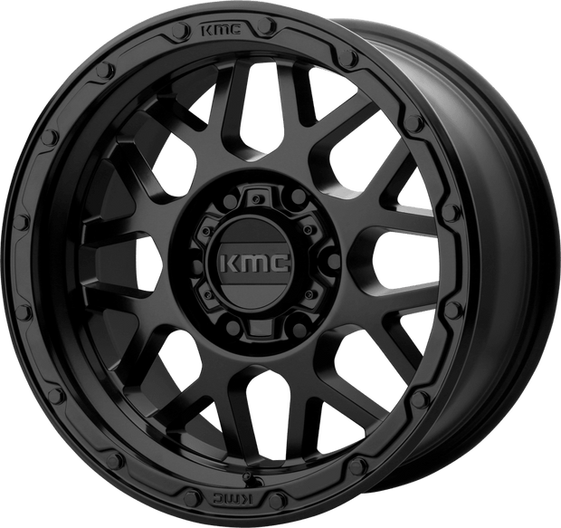 KMC KM535 Matte Black Grenade Wheel - CJC Off Road