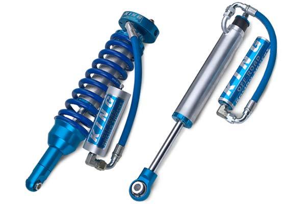 King OEM Series F250/350 05+ 4WD FRONT 2.5 REMOTE RESERVOIR COILOVER CONVERSION W/Adjuster - CJC Off Road