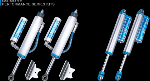 King Performance Series Front OEM shock kit for Chevrolet/GMC 2500HD 4wd & 2wd 2001-2010 w/adjuster - CJC Off Road