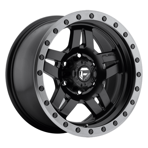 Fuel Anza Matte Black w/ Anthracite Ring - CJC Off Road